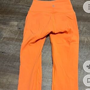 lululemon athletica Orange Leggings